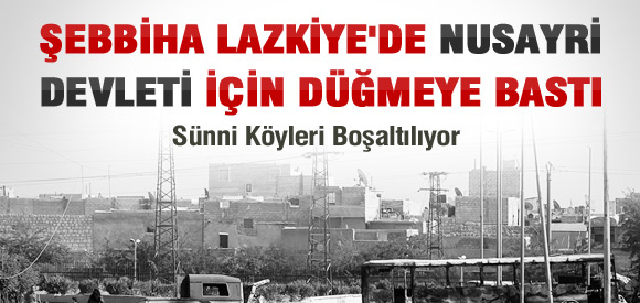 Lazkiye'de Nusayri devleti mi kuruluyor?