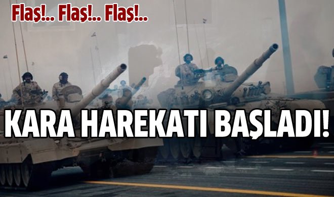 Halep'e kara harekatı başladı