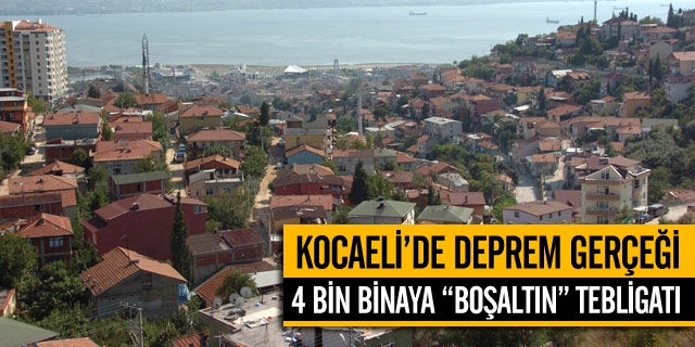 Kocaeli'de deprem gerçeği