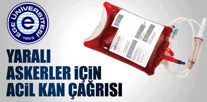 İzmirde yaralı askerlere ACİL KAN!