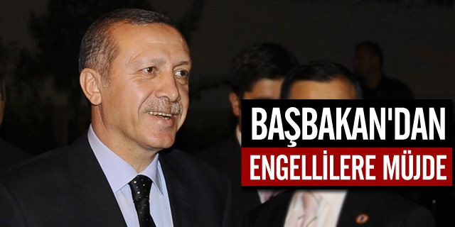 Başbakan'dan Engellilere Müjde