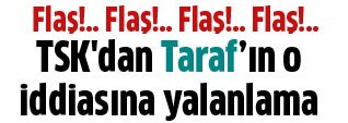 TSK'dan o iddiaya yalanlama