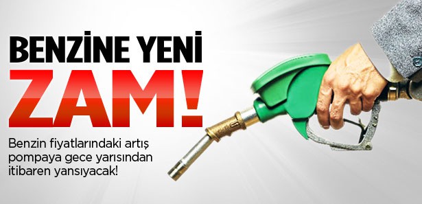 Benzin fiyatlarına 9 kuruş zam geldi