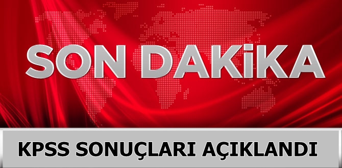 KPSS sonuçları açıklandı