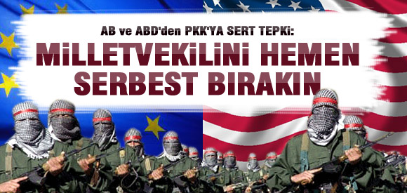 AB ve ABD'den PKK' ya çağrı