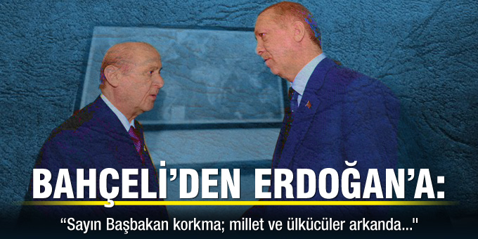 BAHÇELİ: KANDİL'E TÜRK BAYRAĞI DİKİLSİN!
