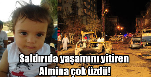 Saldırıda yaşamını yitiren Almina çok üzdü!