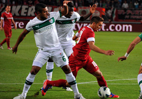 Bursaspor, yediği golle Avrupa'ya veda etti