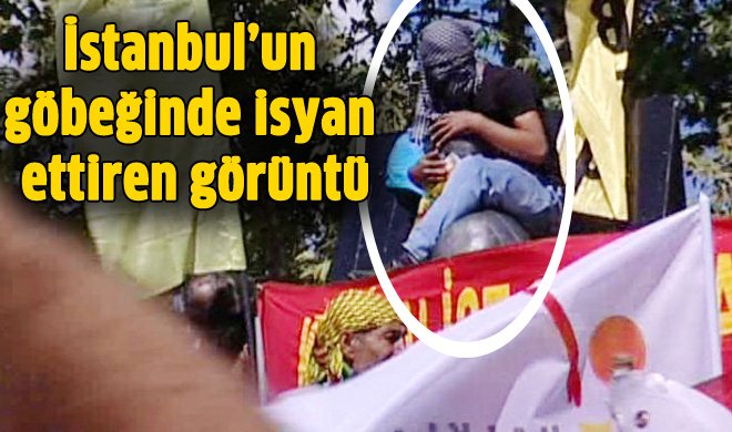 İstanbul'un göbeğinde isyan ettiren görüntü