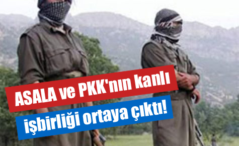 ASALA ve PKK'nın işbirliği ortaya çıktı!