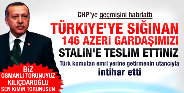 Erdoğan Kılıçdaroğlu'na yüklendi