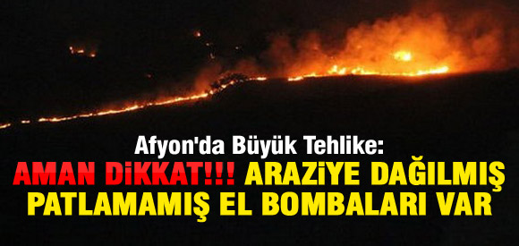 Eroğlu patlamamış el bombaları konusunda vatandaşları uyardı!