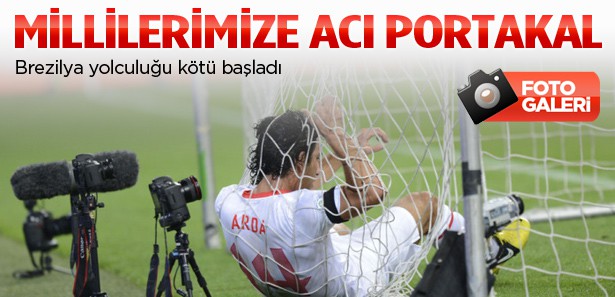 Hollanda'da 2-0 kaybettik