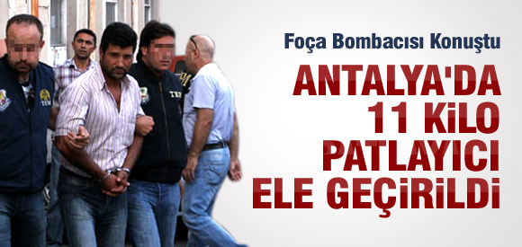 Bombacı konuştu 11 kilo patlayıcı ele geçirildi
