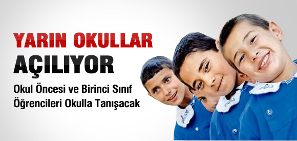 İlköğretimde büyük gün yarın