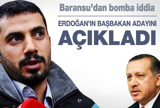 İşte Erdoğan'ın Başbakan adayı!