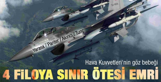 Hava Kuvvetleri'nin göz bebeği 4 filoya özel görev