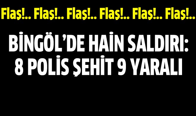 Polis servis aracı geçişi sırasında patlama!