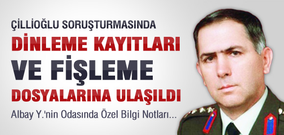 Çillioğlu soruşturmasından fişleme çıktı