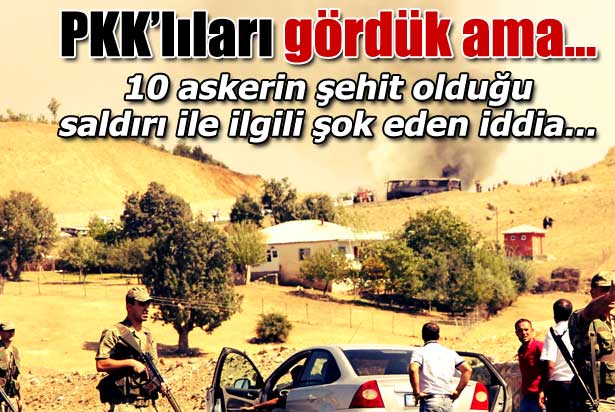 Ateş açılınca zırhlılar kaçtı