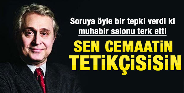 Ali Bayramoğlu Zaman muhabiriyle tartıştı