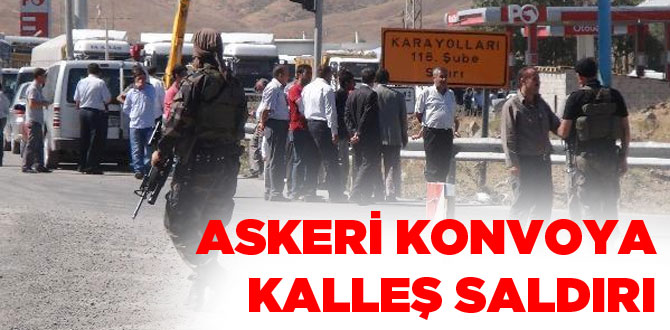 Bitlis'te askeri konvoya saldırı