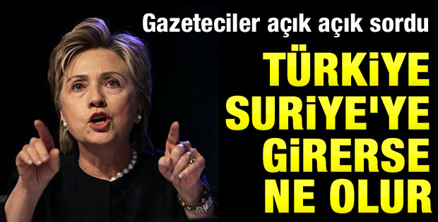 Clinton'dan Akçakale tepkisi