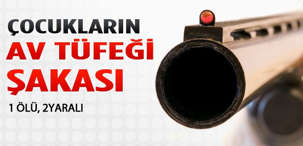 Çocukların av tüfeği şakası: 1 ölü, 2 yaralı