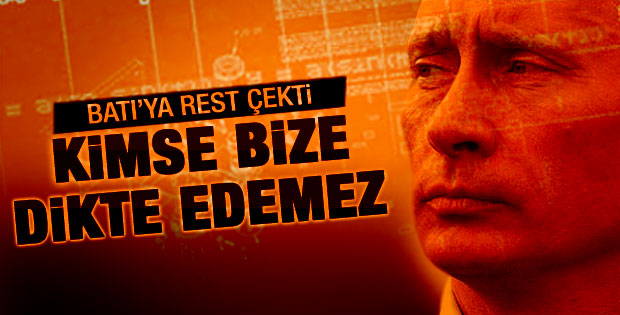 Putin'den Batı'ya silah resti