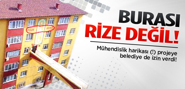 Apartmana görenleri şaşırtan giriş!