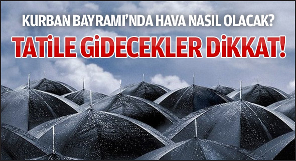 Bayramda hava nasıl olacak?