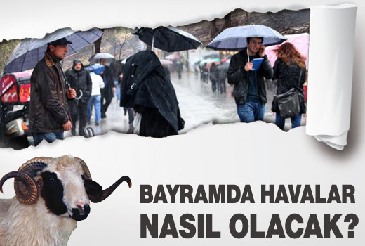 Bayramda hava nasıl olacak? / Haritalı