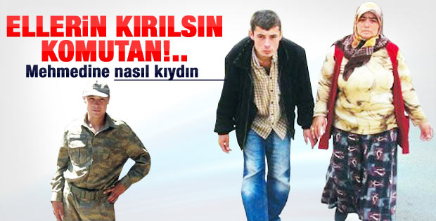 Komutan dayağı sakat bıraktı