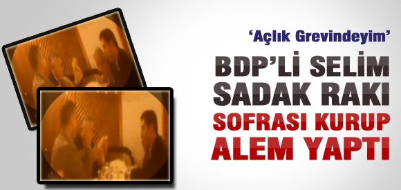 SELİM SADAK RAKI SOFRASI KURDU