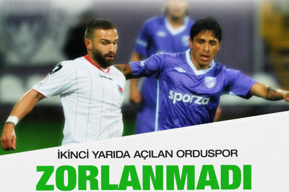Orduspor ikinci yarıda açıldı