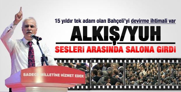 Koray Aydın MHP kongre salonuna girerken yuhalandı