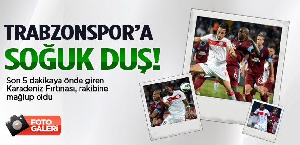 Antalya'da Trabzon'a soğuk duş: 2-1