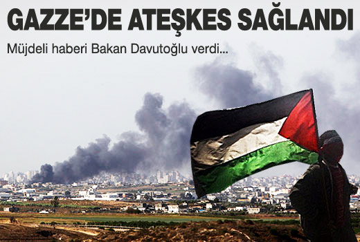 DAVUTOĞLU: ATEŞKES ANLAŞMASI YAPILDI
