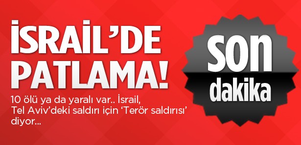 İsrail'de patlama: 10 kişi öldü