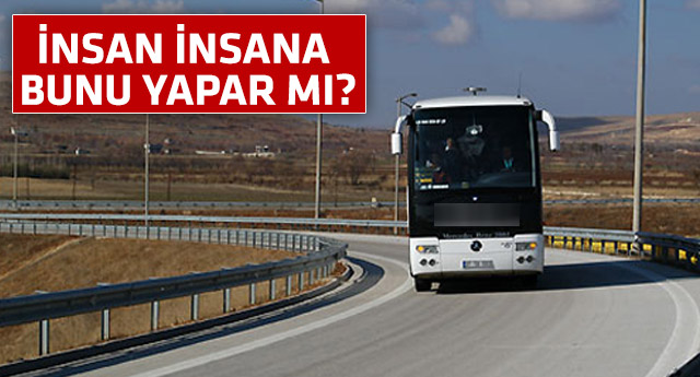 Yolcu otobüsünde yaşanan büyük skandal!