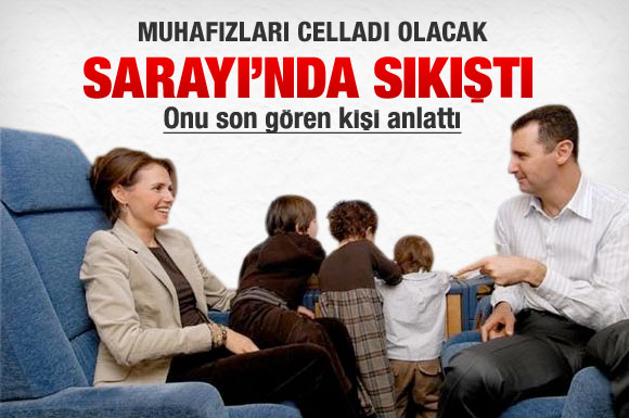 Beşer Esad Teşrin Sarayı'nda sıkıştı