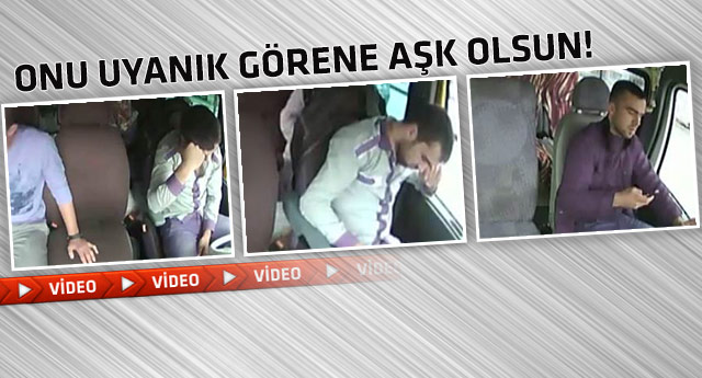 Trafik canavarına taş çıkaran adam!