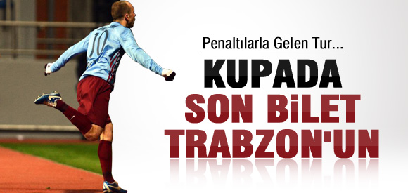 Trabzonspor penaltılarla turladı 5-3