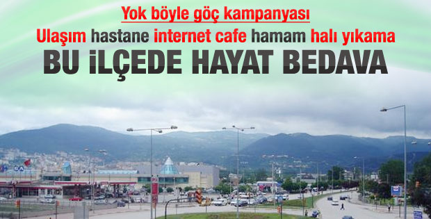 Bursa’nın Orhaneli'de her şey bedava