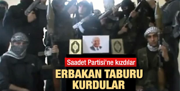 Suriyeli muhalifler Erbakan taburu kurdu