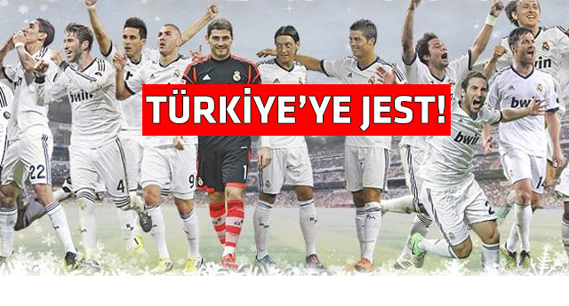Real Madrid'den 2013 yılına özel Türkçe mesaj sürprizi!
