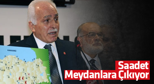 Saadet'ten Ülke Çapında Yürüyüşler