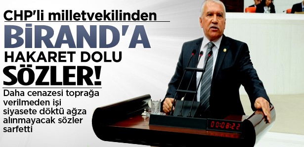 CHP'li vekilden Birand'a hakaret dolu sözler