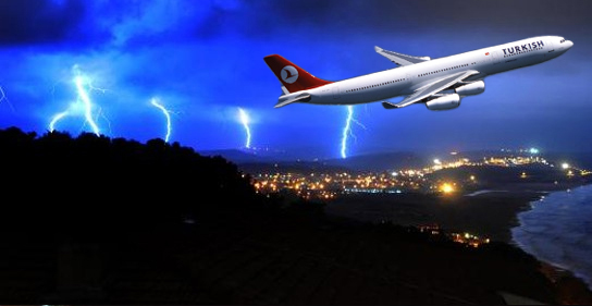 Uçakların lodosla imtihanı!