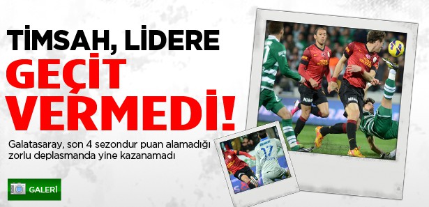 Timsah, lidere yine geçit vermedi: 1-1
